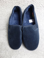 M&S Navy Slippers Thermowarm Memory Foam