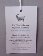 Eldon 100% Cashmere Red & Pink Scarf Made In Scotland