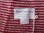 Eldon 100% Cashmere Red & Pink Scarf Made In Scotland