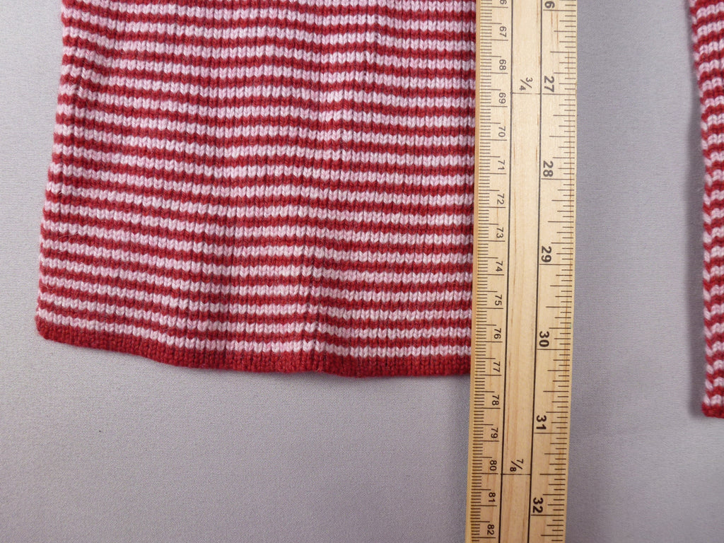 Eldon 100% Cashmere Red & Pink Scarf Made In Scotland