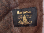 Barbour Tartan Scarf Unisex Brown Green & Grey