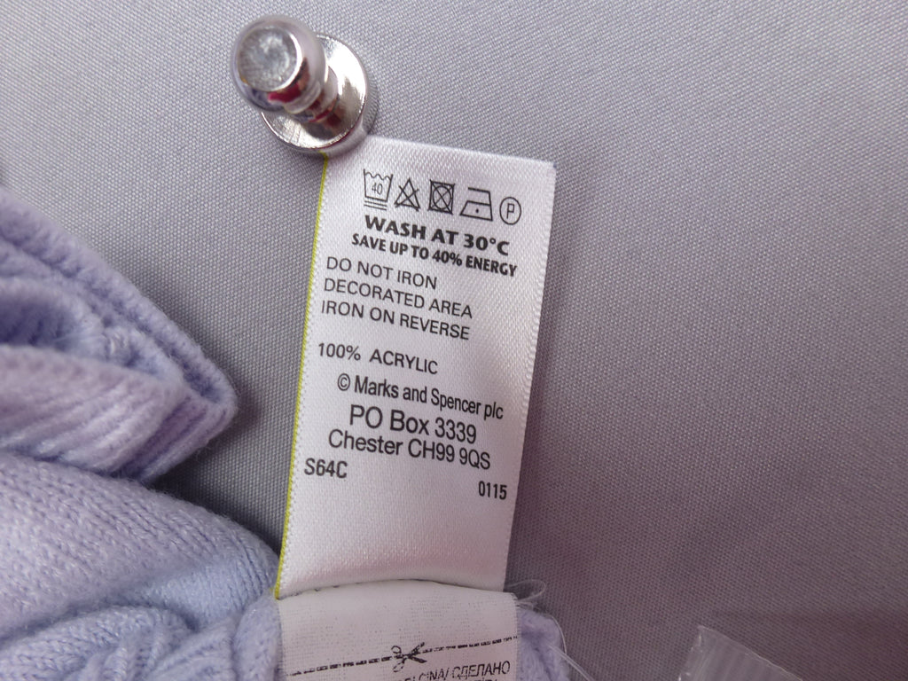 M&S Lilac Beaded Cardigan