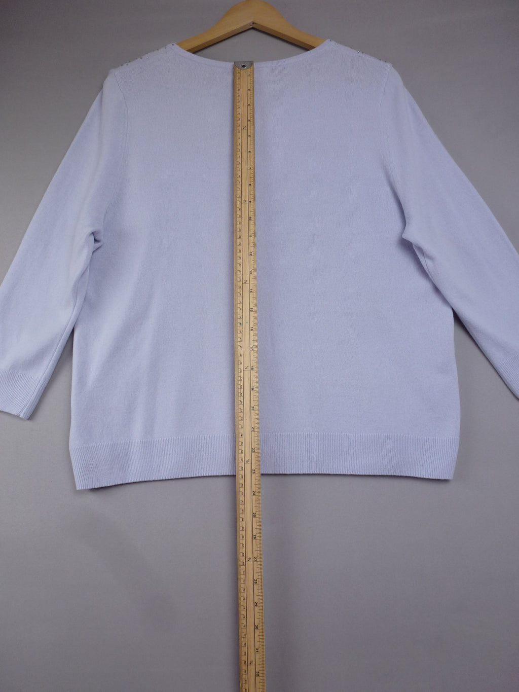 M&S Lilac Beaded Cardigan