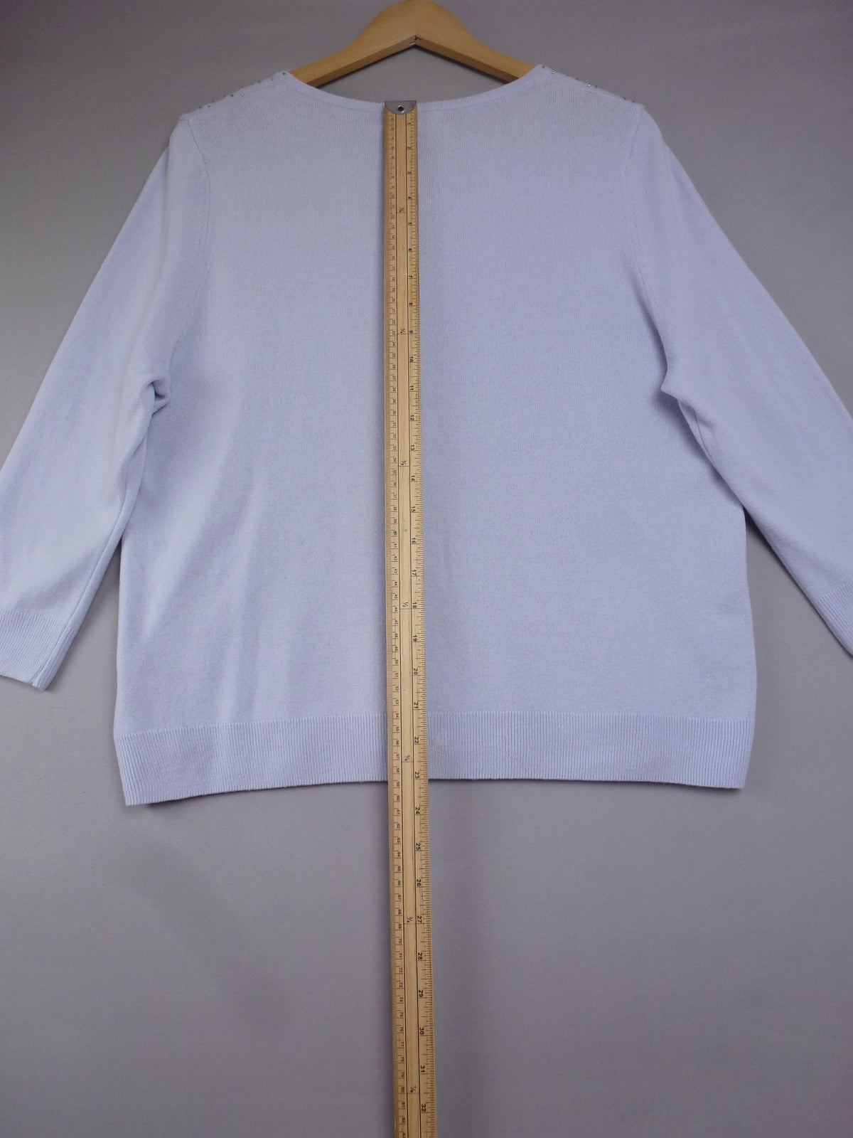 M&S Lilac Beaded Cardigan