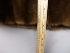 Tissavel Vintage Brown Faux Fur Coat
