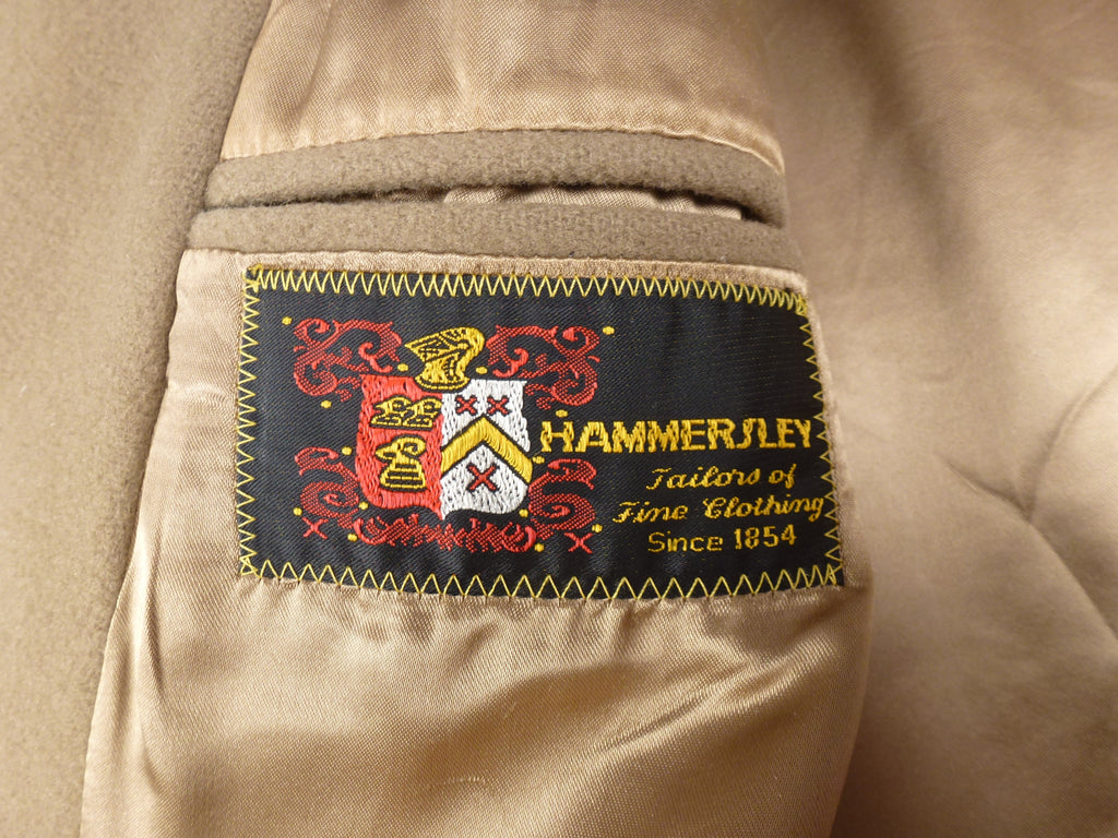 Hammersley Vintage Pure Wool Camel Overcoat
