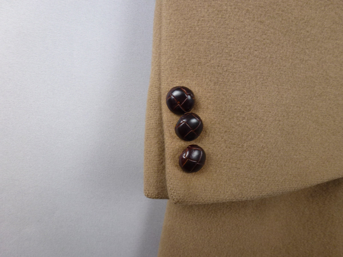 Hammersley Vintage Pure Wool Camel Overcoat
