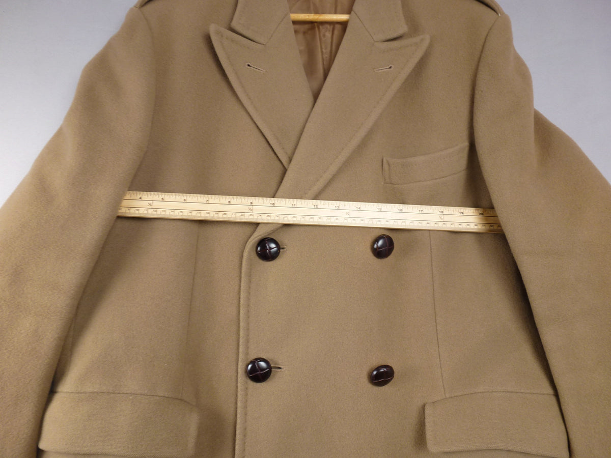 Hammersley Vintage Pure Wool Camel Overcoat