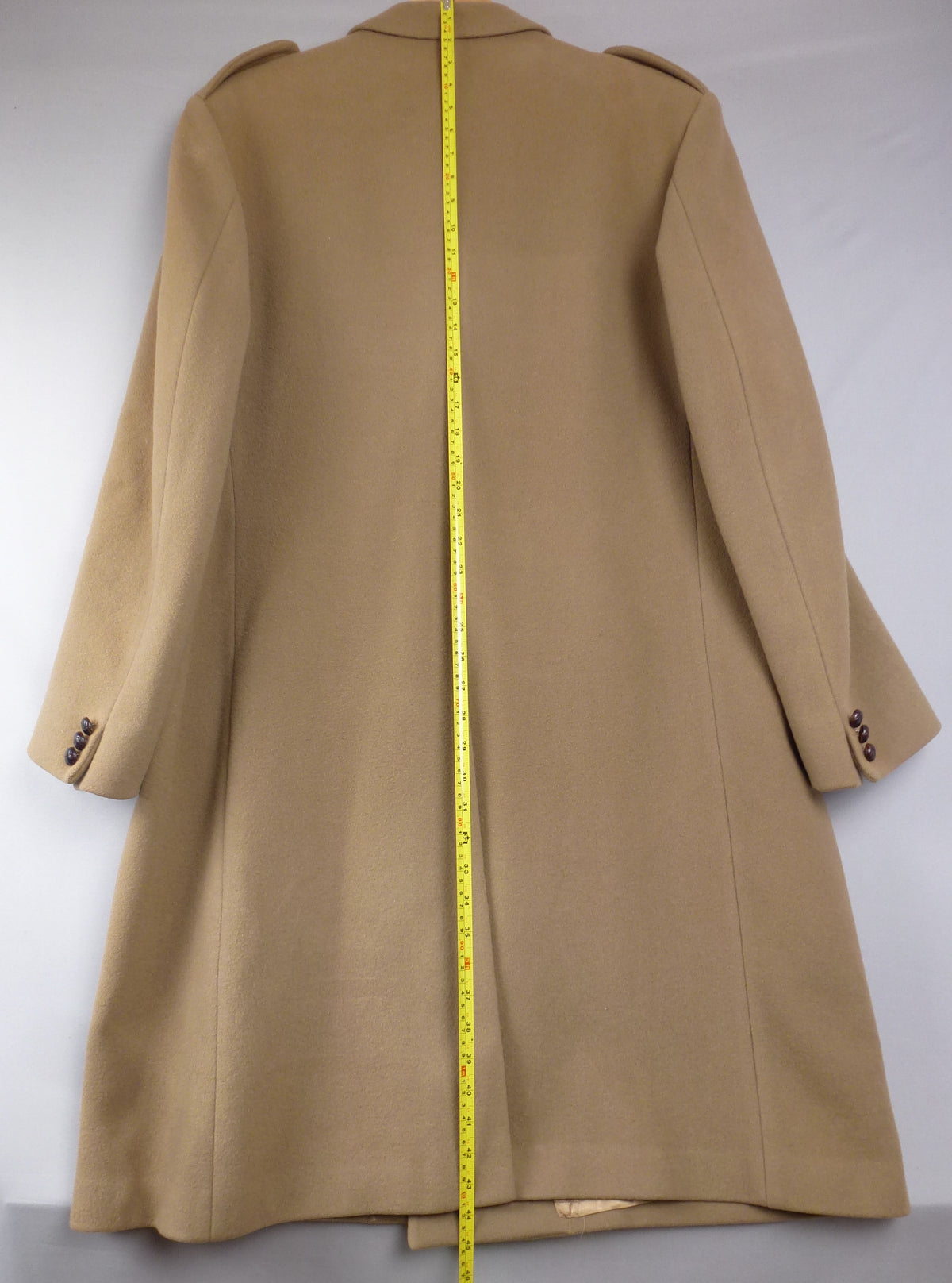 Hammersley Vintage Pure Wool Camel Overcoat