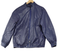 Vintage Blue Real Leather Jacket