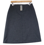 12 · River Island Grey Wool Blend Skirt