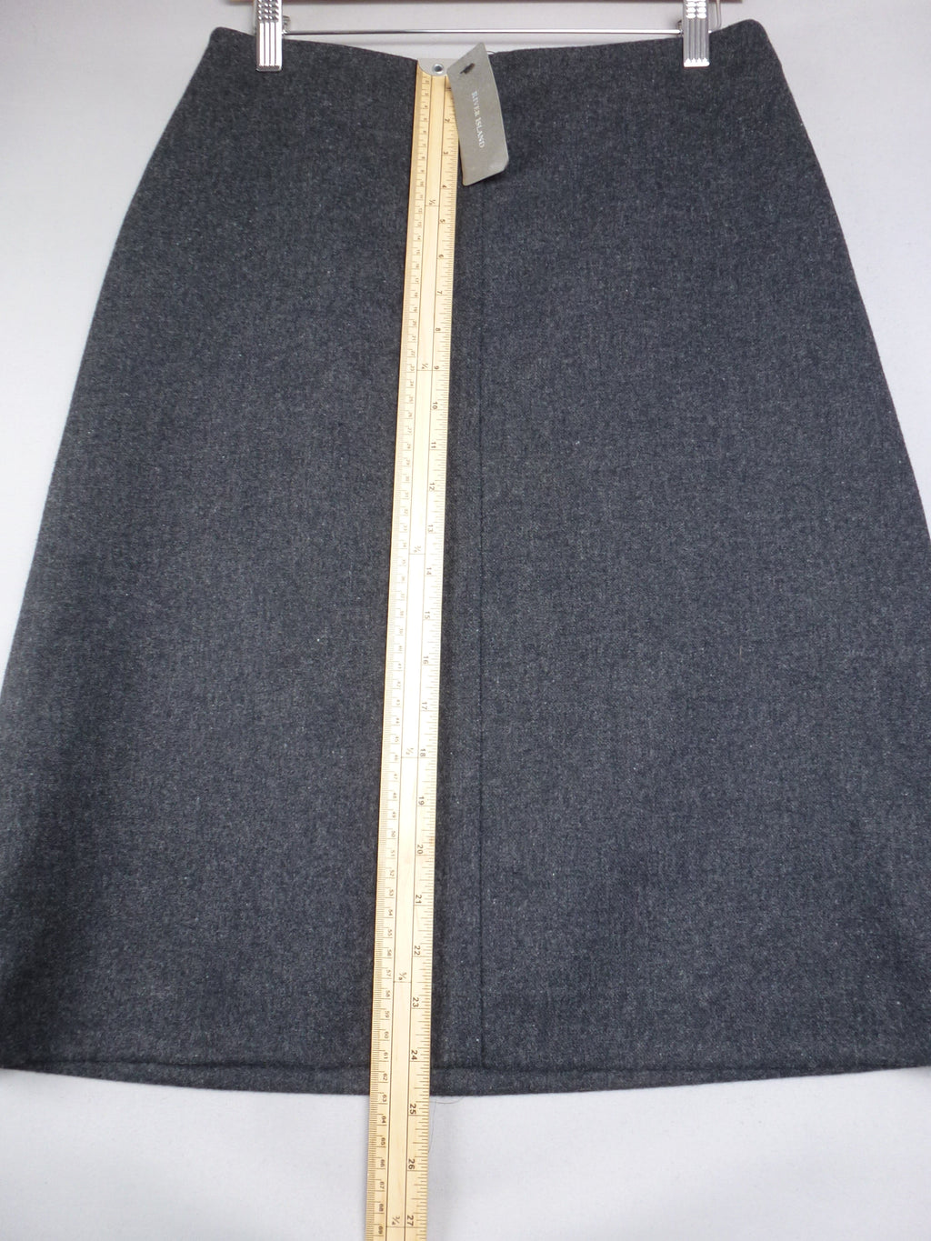 12 · River Island Grey Wool Blend Skirt