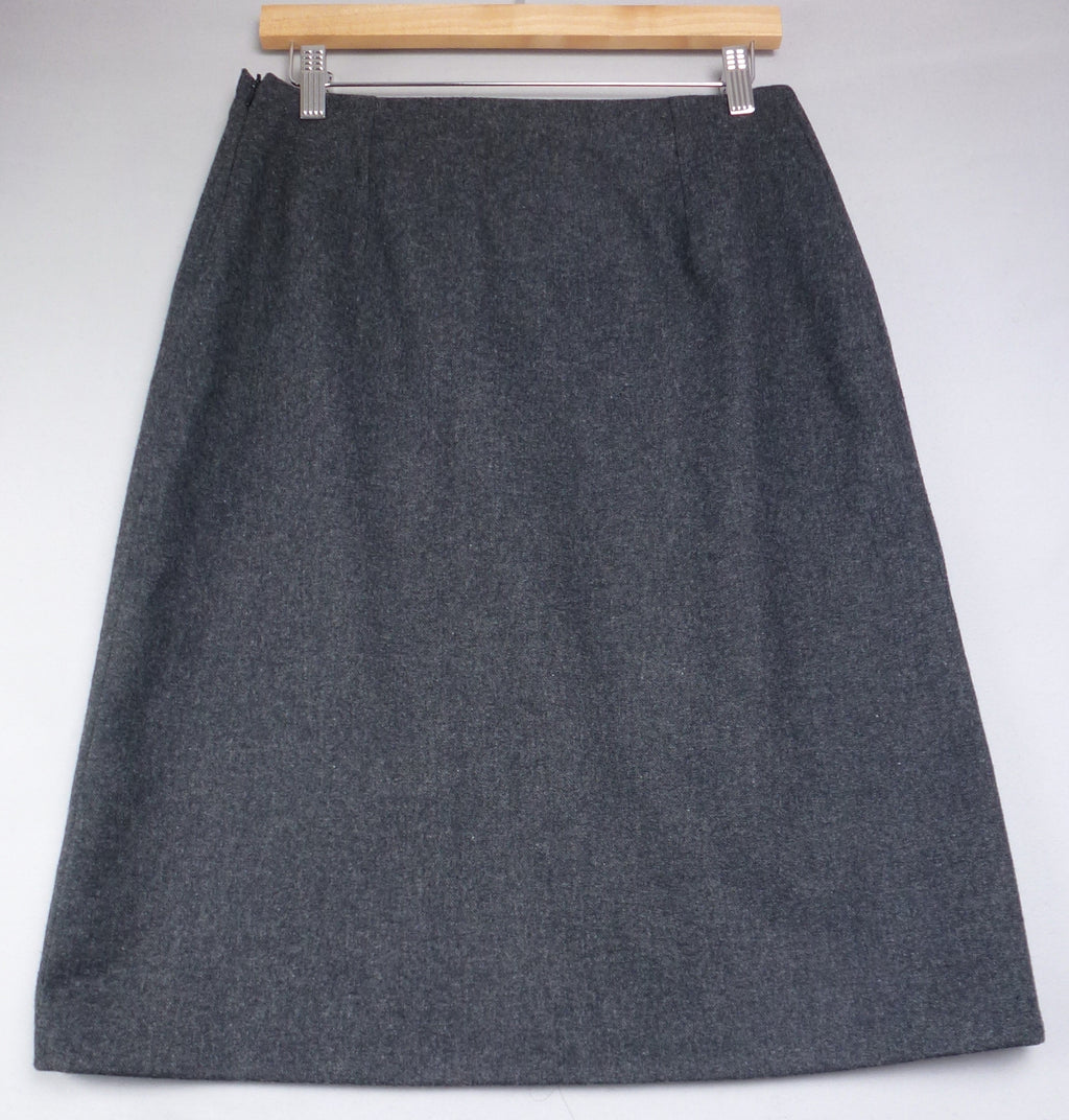 12 · River Island Grey Wool Blend Skirt