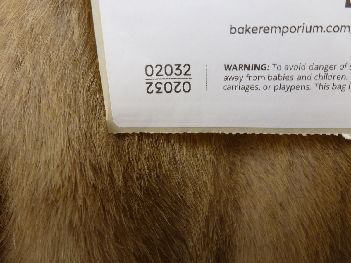 14 · St Michael Vintage Beige Faux Fur Coat
