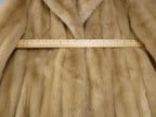 14 · St Michael Vintage Beige Faux Fur Coat