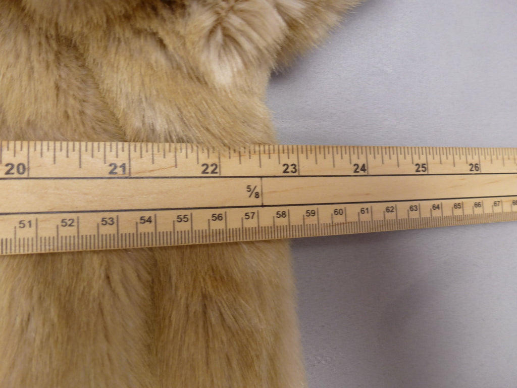14 · St Michael Vintage Beige Faux Fur Coat