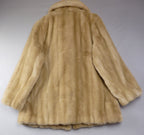 14 · St Michael Vintage Beige Faux Fur Coat