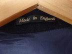 L · Grosvenor House Vintage Navy Overcoat Wool & Cashmere