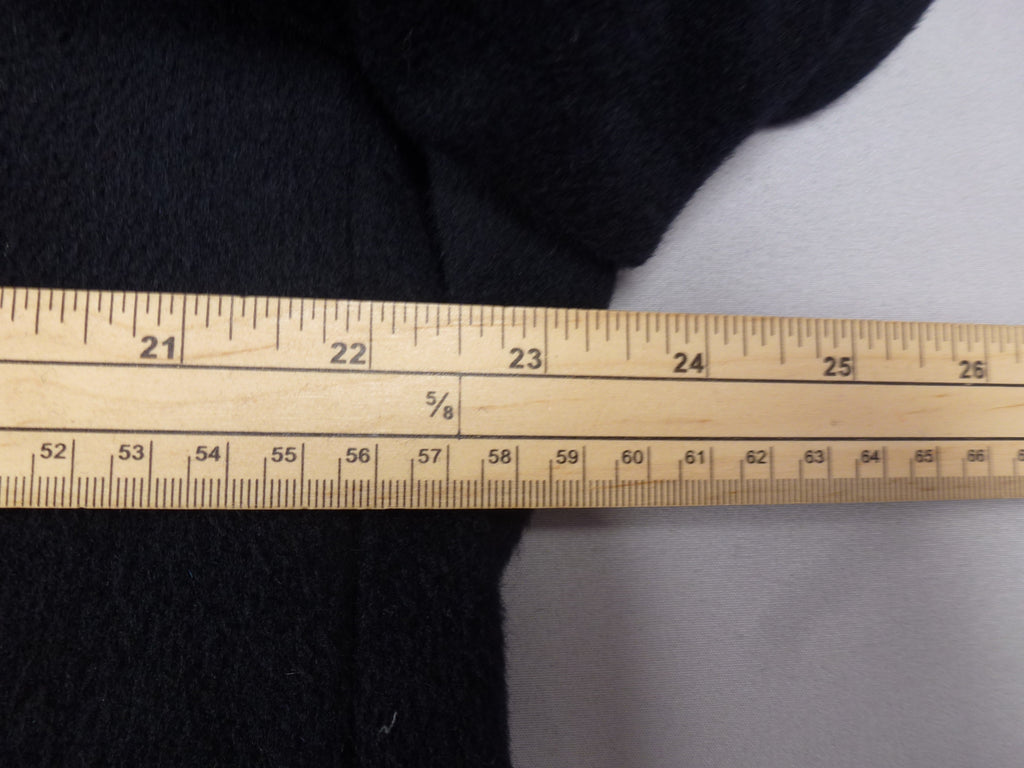 L · Grosvenor House Vintage Navy Overcoat Wool & Cashmere
