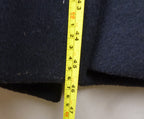 L · Grosvenor House Vintage Navy Overcoat Wool & Cashmere