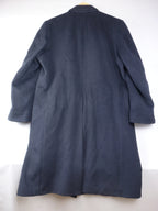 L · Grosvenor House Vintage Navy Overcoat Wool & Cashmere