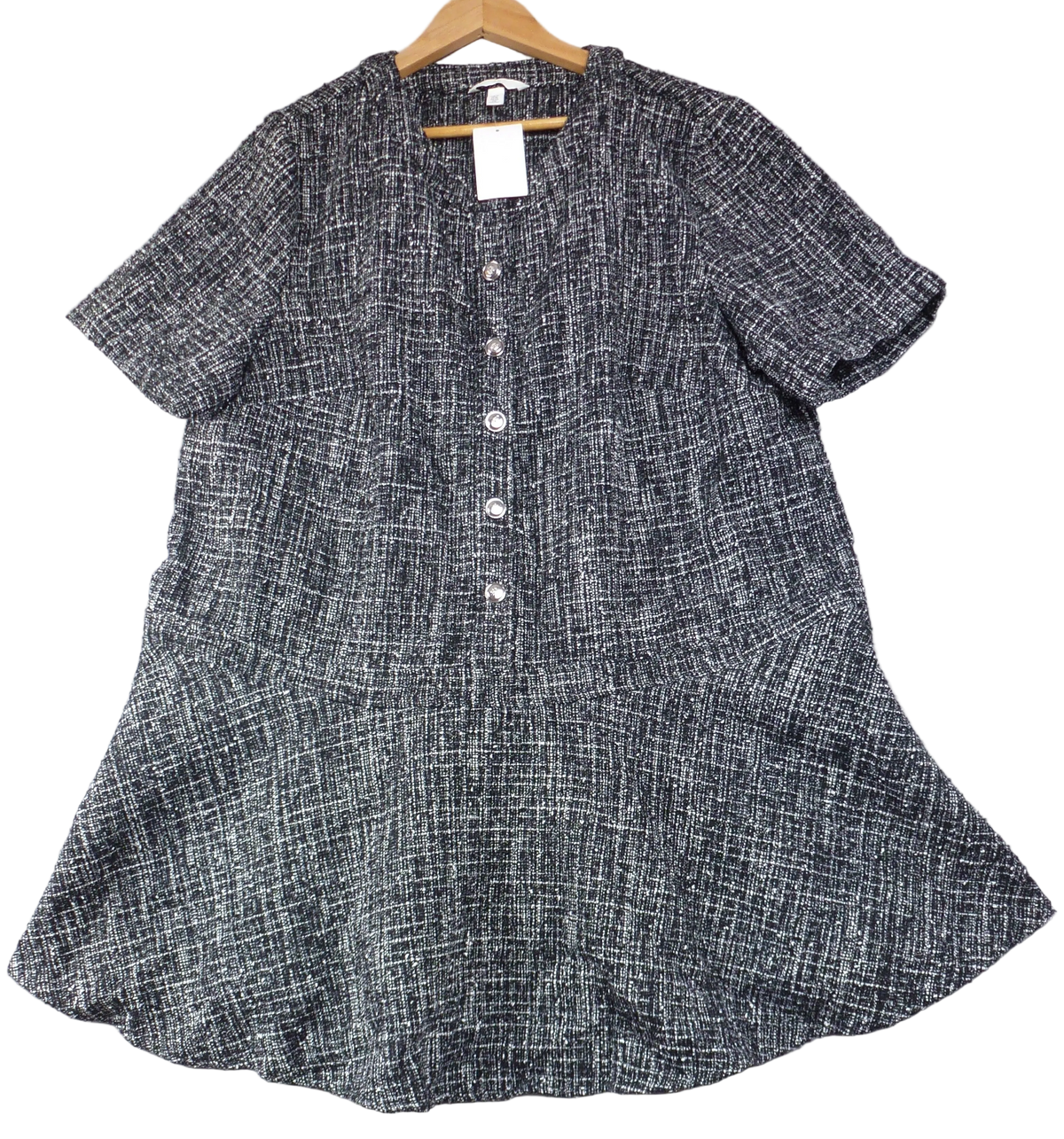 XL · H&M Dress Womens XL Black & White