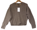 S · Zara Jumper Taupe Wool Blend Jumper
