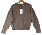 S · Zara Jumper Taupe Wool Blend Jumper