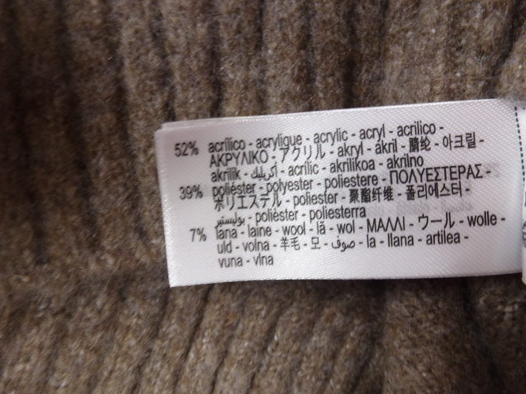 S · Zara Jumper Taupe Wool Blend Jumper