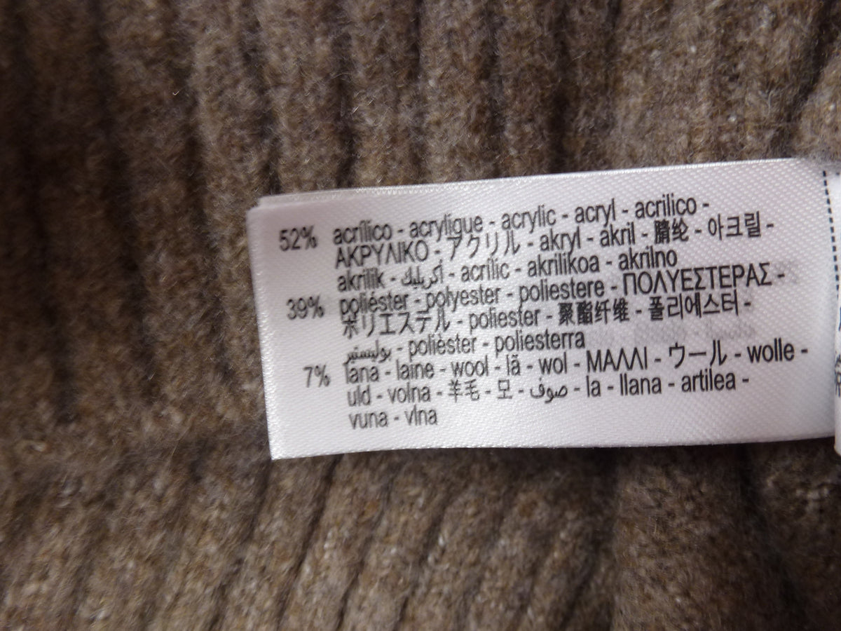 S · Zara Jumper Taupe Wool Blend Jumper
