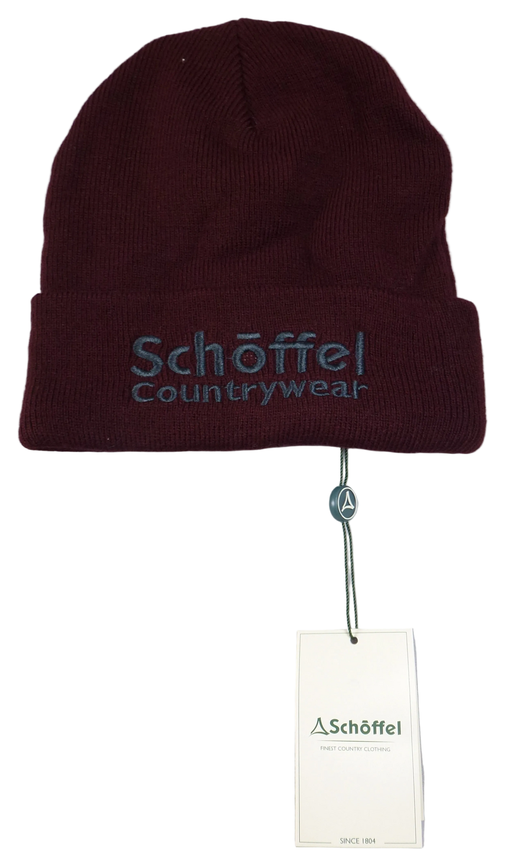 Schoffel Burgundy Exeter Beanie Hat