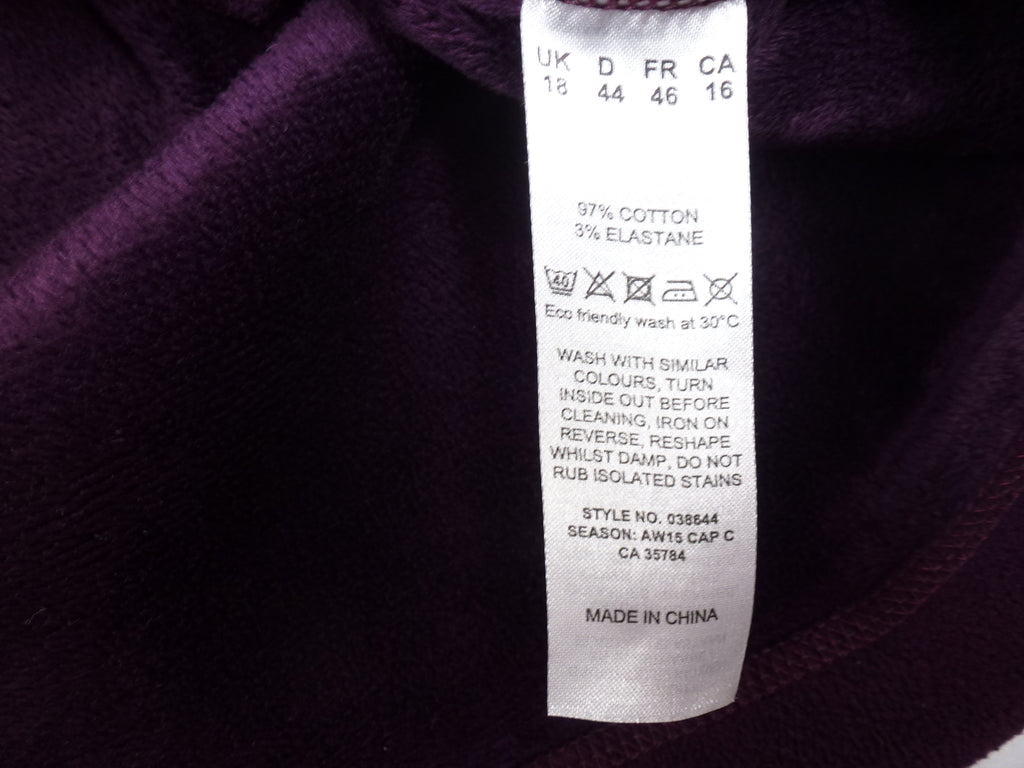 18 · Dash Purple Sweatshirt