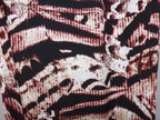 Calvin Klein Trousers Women L Abstract Print Straight Leg Pull On Y2K Statement