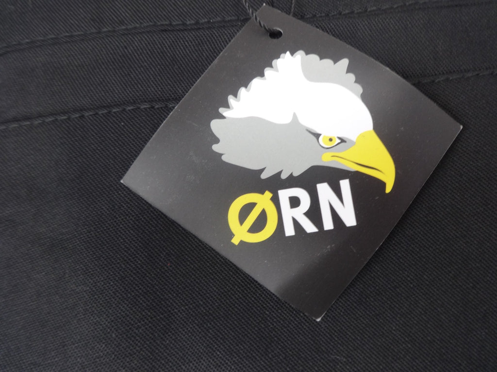 ORN Trousers Mens Black Workwear Cargo Pants BNWT Durable Utility Straight Leg
