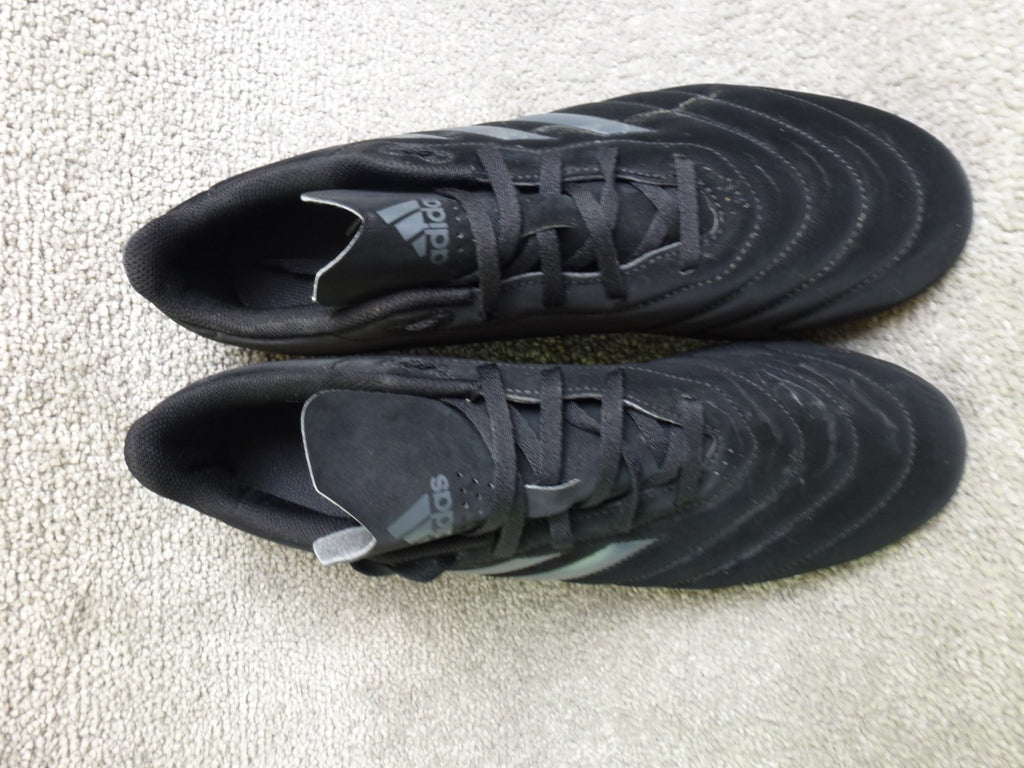 Adidas Football Boots Mens UK 12 Black Firm Ground FG Soccer Cleats Triple Black