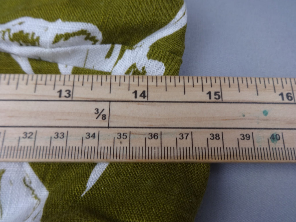 Zara Dress Women Small Green Floral Linen Blend Long Summer Wedding Holiday BNWT