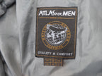 Atlas For Men Jacket Extra Large Black Lightweight Quilted Puffer Coat Warm