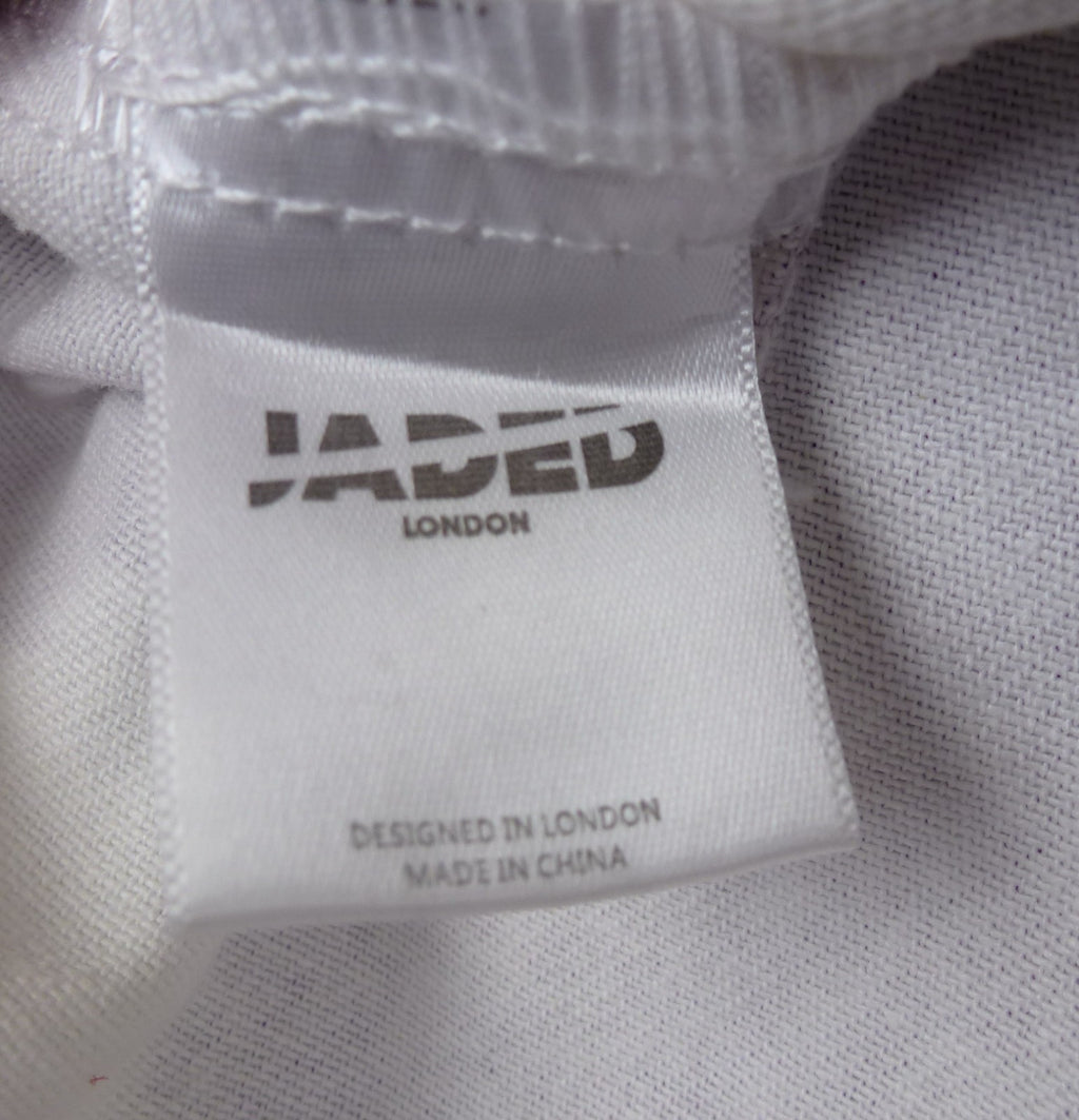 Jaded Dress Women UK 10 Purple Cow Print Belted Buckle Strappy Mini Cotton BNWT