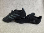 Adidas Football Boots Mens UK 12 Black Firm Ground FG Soccer Cleats Triple Black