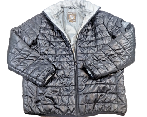 Atlas For Men Jacket Extra Large Black Lightweight Quilted Puffer Coat Warm