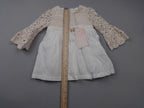 Prettycute Girls Cream Lace Boho Dress 12 Months Long Sleeve Party BNWT Occasion