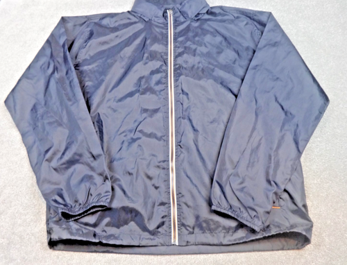 Atlas For Men Jacket Mens XL Black Lightweight Windbreaker Coat Outdoor Durable