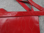 Radley Crossbody Bag Women Retro Vintage Strap Red Leather Dog Charm Zip Y2K UK