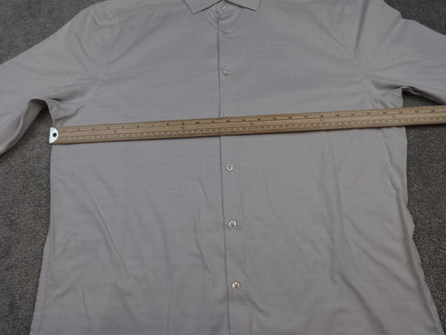 Charles Tyrwhitt Shirt Mens 17/35in White Extra Slim Fit Cotton Non Iron Formal