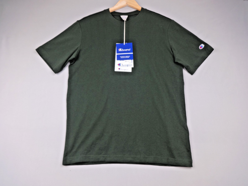 Champion T Shirt Mens XS Green Sleeve Logo Streetwear Skate Y2K Relaxed Fit BNWT