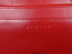 Radley Crossbody Bag Women Retro Vintage Strap Red Leather Dog Charm Zip Y2K UK