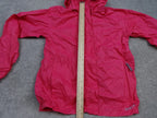 Gelert Jacket Girls 13Y Pink Packaway Waterproof Lightweight Hooded Hiking Rain