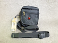 Justpack Shoulder Bag Unisex Black Crossbody Travel Festival Flight Pouch BNWT