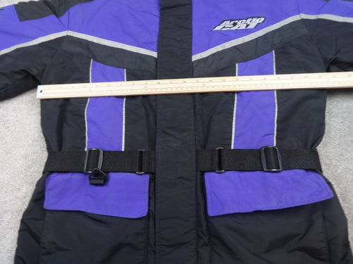 Arctic Cat Jacket Mens Large Vintage Y2K Ski Snowmobile Thinsulate Purple Black