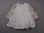 Prettycute Girls Cream Lace Boho Dress 12 Months Long Sleeve Party BNWT Occasion